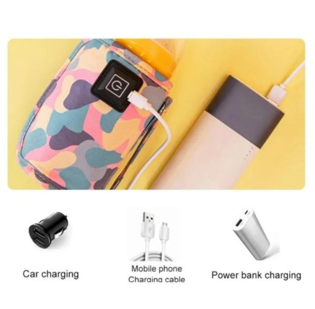 USB Portable Baby Bottle Warmer With Digital Display